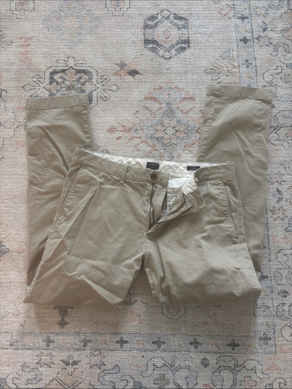 J. Crew Men's Chinos in Light Khaki